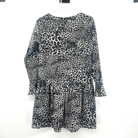 Molly Bracken Leopard Print Drop Waist Dress Women's Size Small - Picture 7 of 7